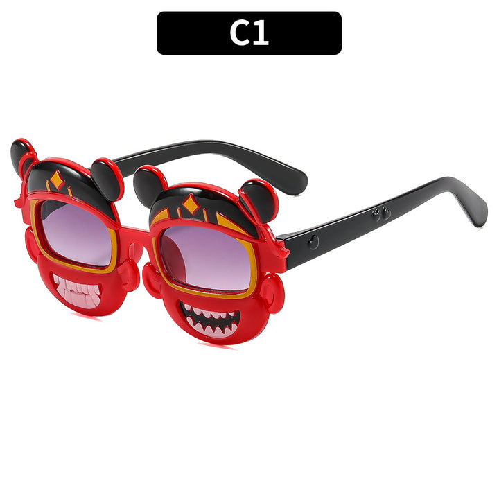 Playful Bunny-Themed Round Sunglasses