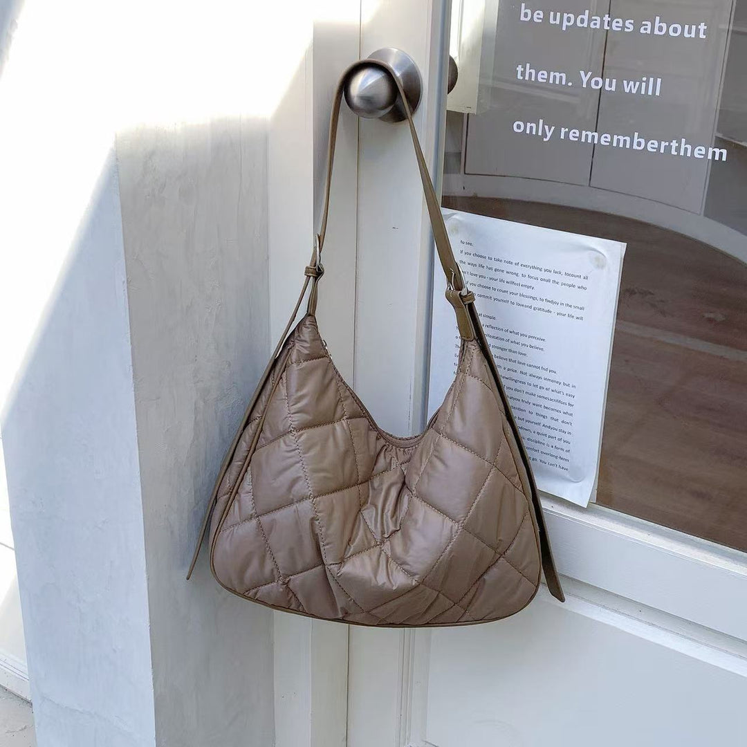 Quilted Padded Shoulder Bag