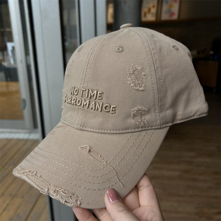 Women's Distressed Cotton Baseball Cap Kalsten