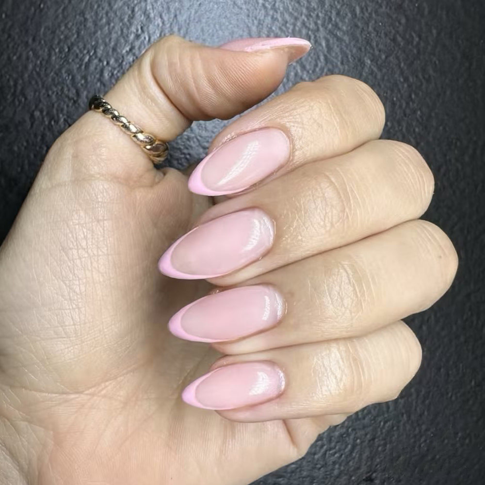 Elegant French Tip Press-On Nail Set Kalsten