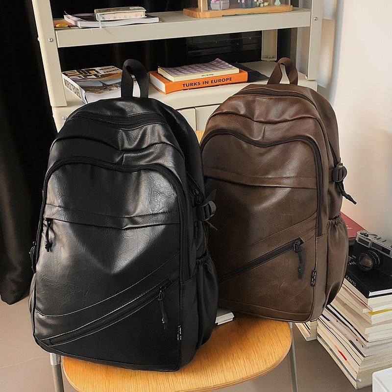 Premium Leather Laptop Backpack Kalsten