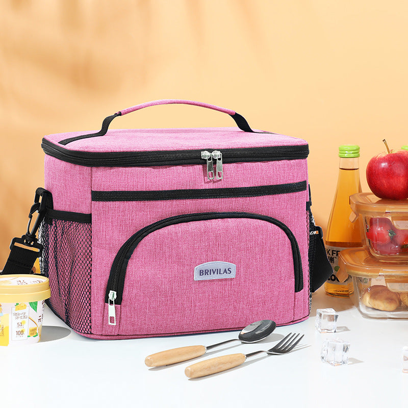 Insulated Multi-Pocket Lunch Cooler Bag