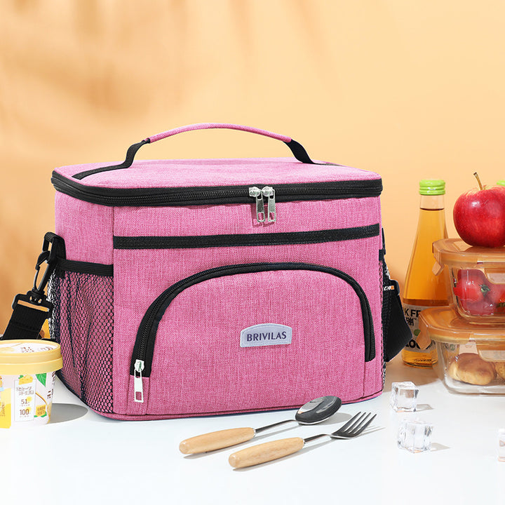 Insulated Multi-Pocket Lunch Cooler Bag