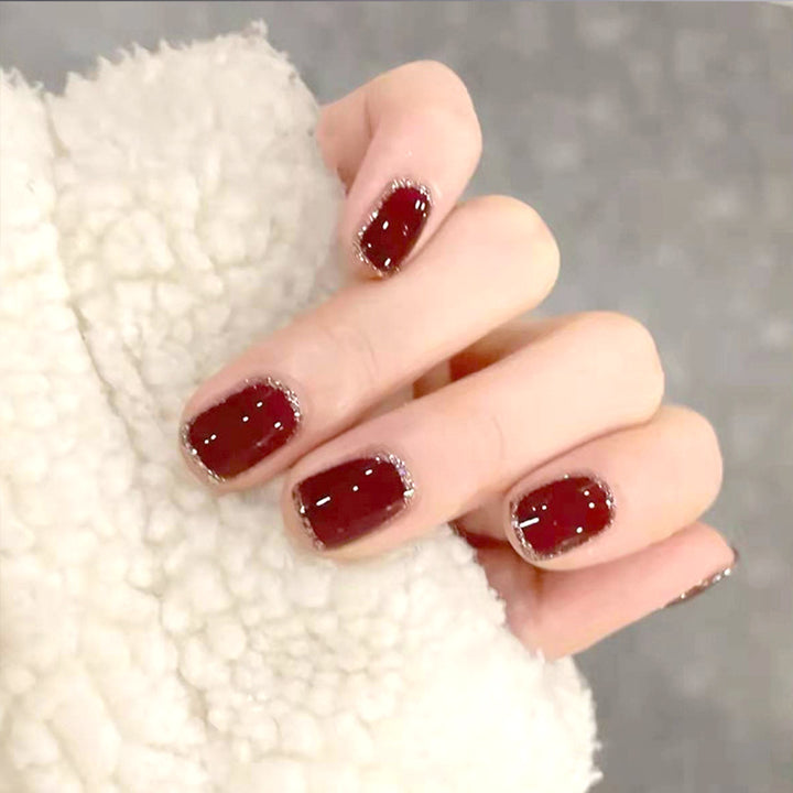Decorative Glittered Nail Art Tips Kalsten