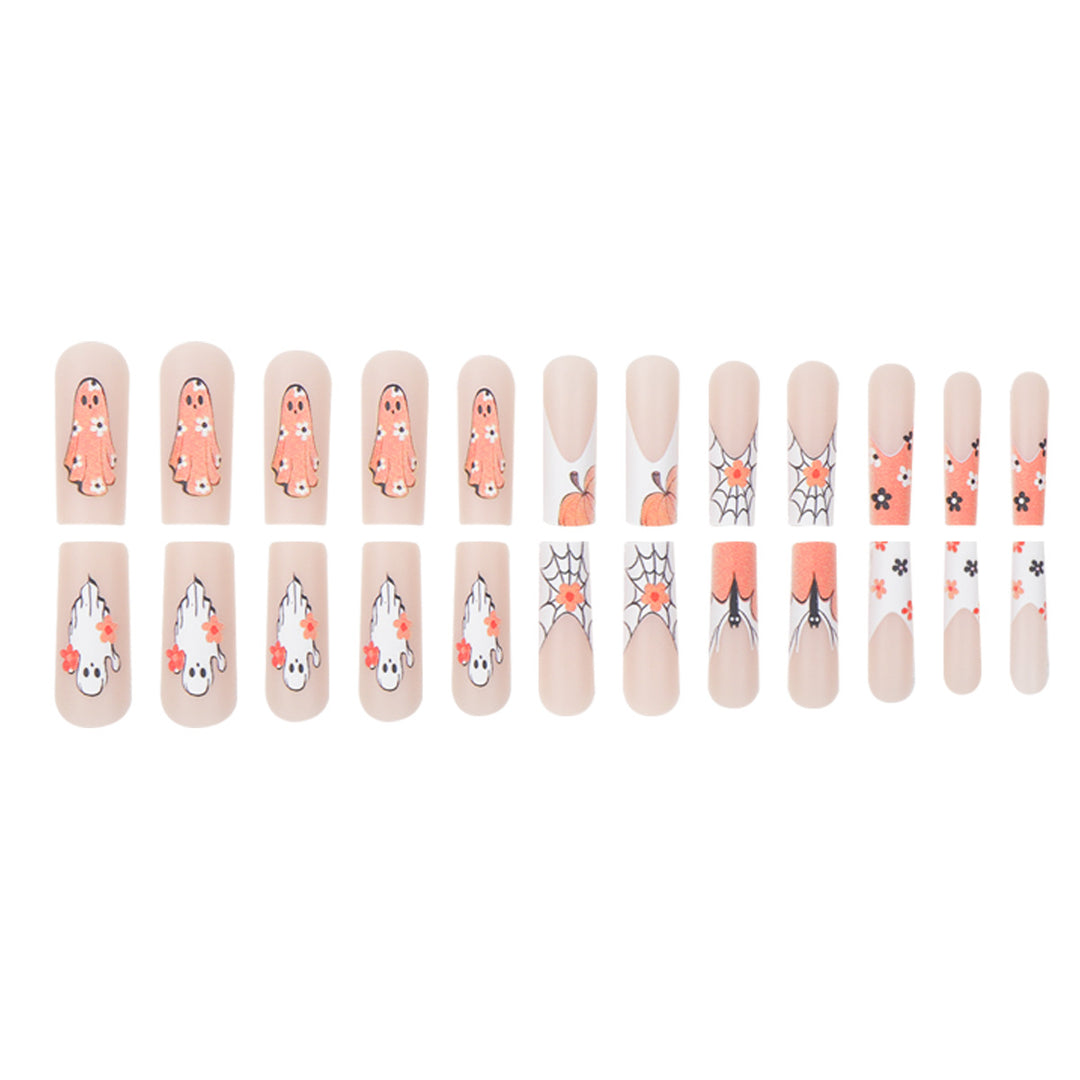 Halloween-Themed Press-On Nails Kalsten