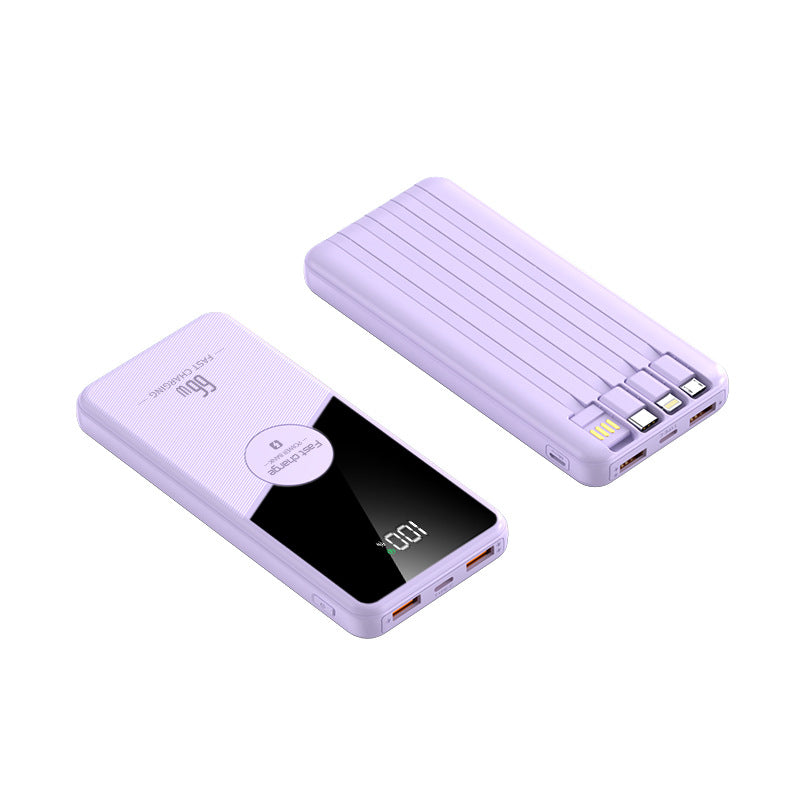 Power bank with intelligent charging display and multiple connections Kalsten