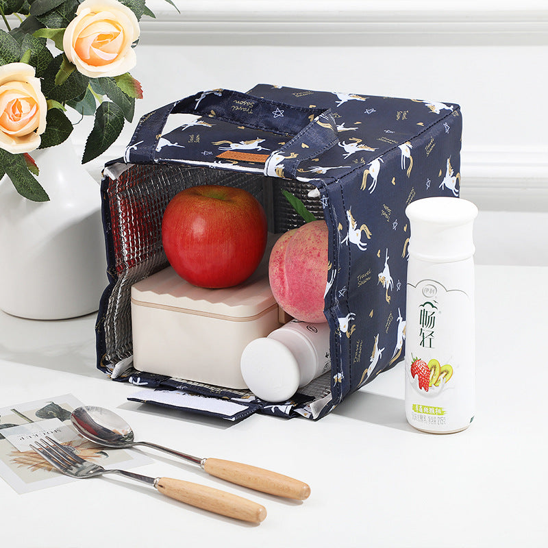 Floral Print Insulated Lunch Tote Kalsten