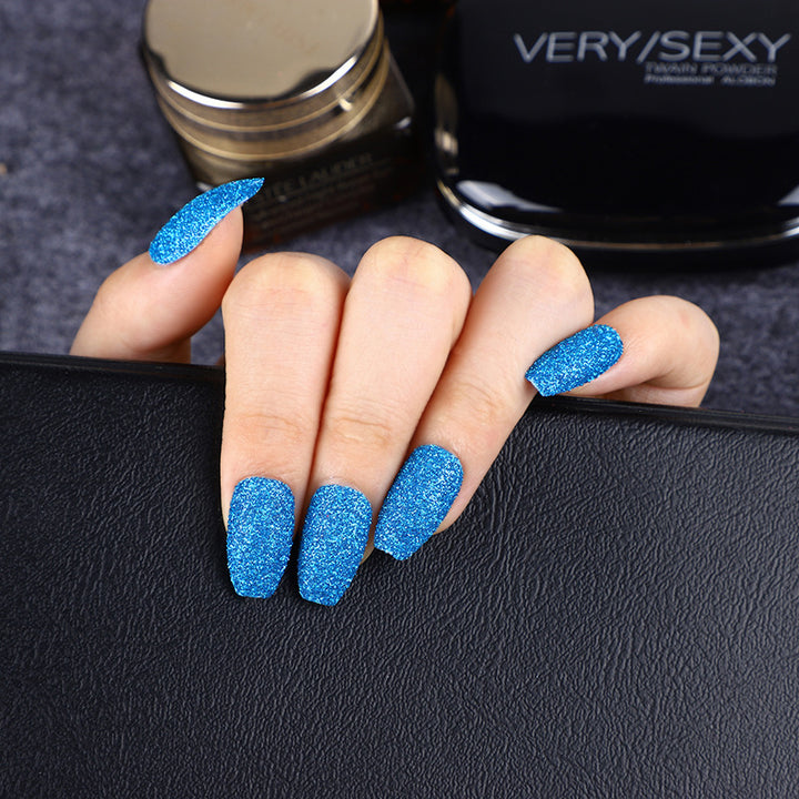 Glittering artificial nails in modern design Kalsten
