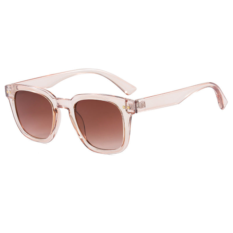 Women's Square Sunglasses with Modern Transparent Frame and UV Protection Kalsten