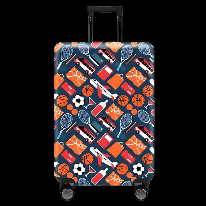 Women's Hard Shell Travel Suitcase with Eye-Catching Phrase Design Kalsten