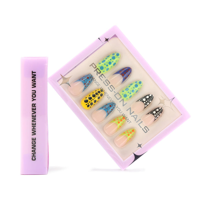Artificial nail art with creative patterns Kalsten