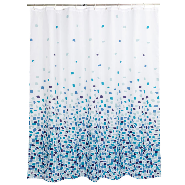 Mosaic-Patterned Shower Curtain Kalsten