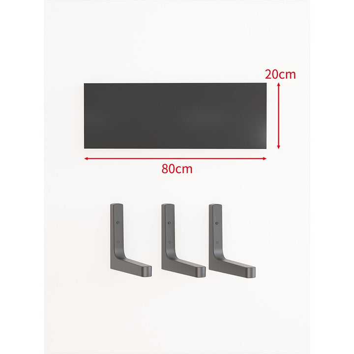 Long Narrow Floating Wall Shelf Kit with Concealed Heavy-Duty Brackets