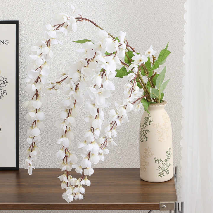 Artificial flower branch with elegant flowers