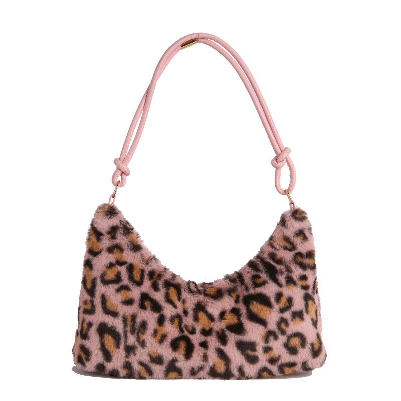 WoLuxurious Faux Fur Hobo Bag Kalsten