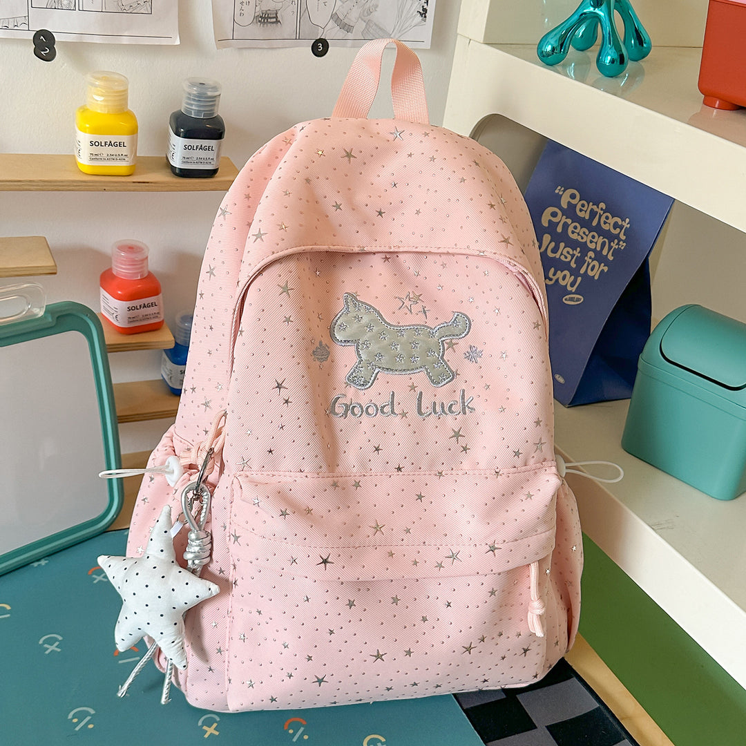 Playful Star-Embellished Backpack Kalsten