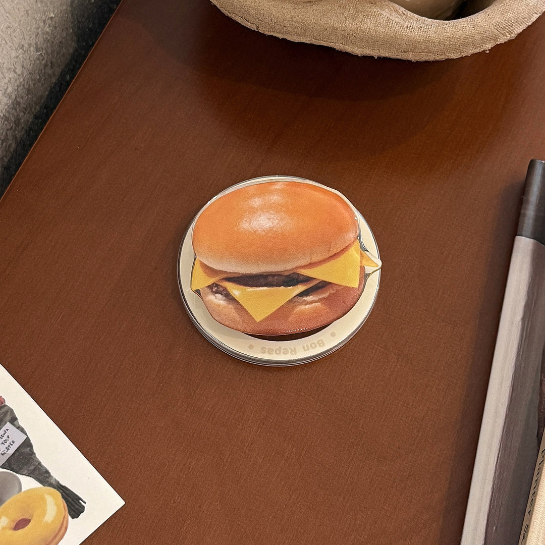 Original coaster in burger design Kalsten