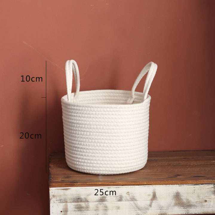 Stylish storage basket with handles Kalsten
