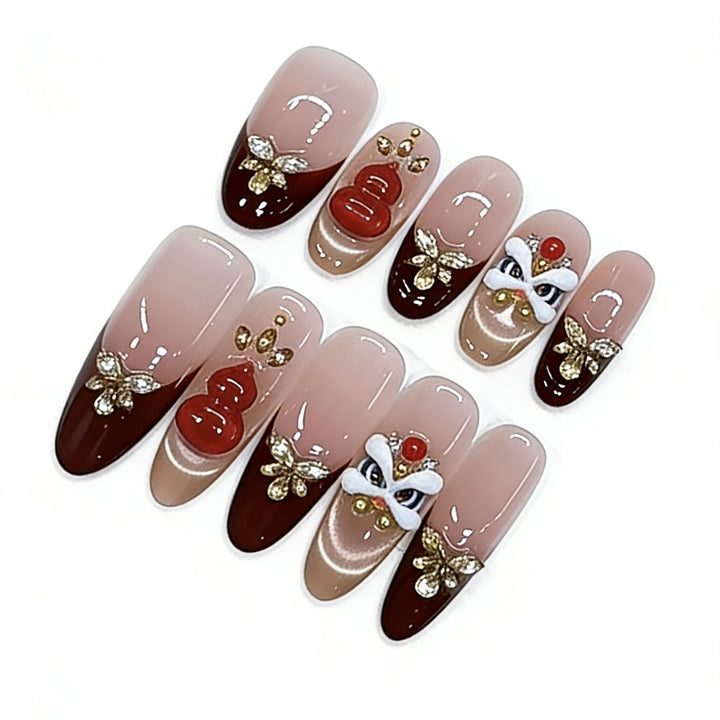 Artistic Themed Press-On Nails Kalsten 1787296084