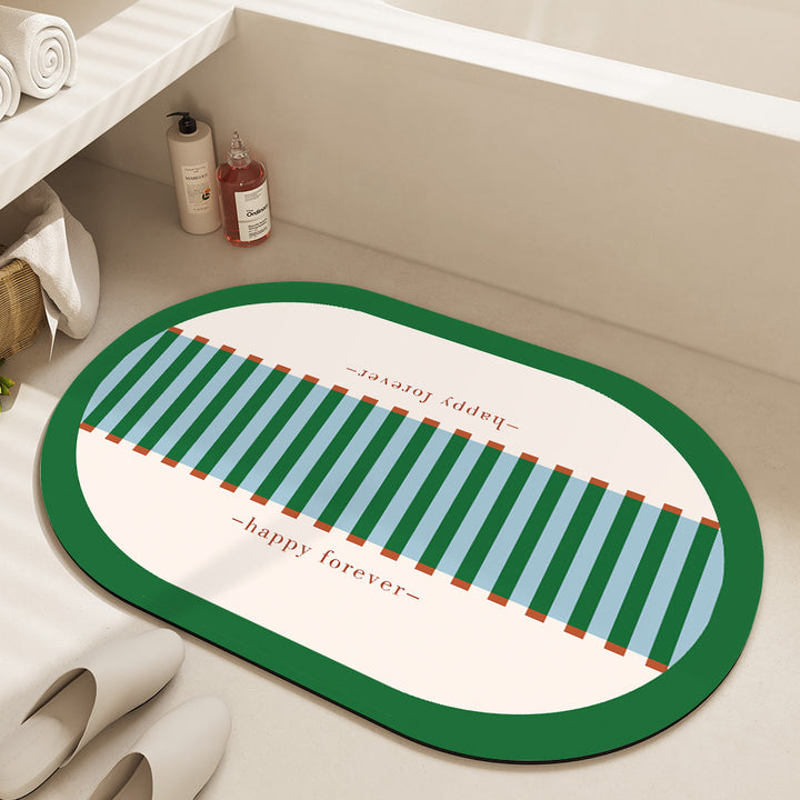 Cheerful Decorative Entrance Mat Kalsten