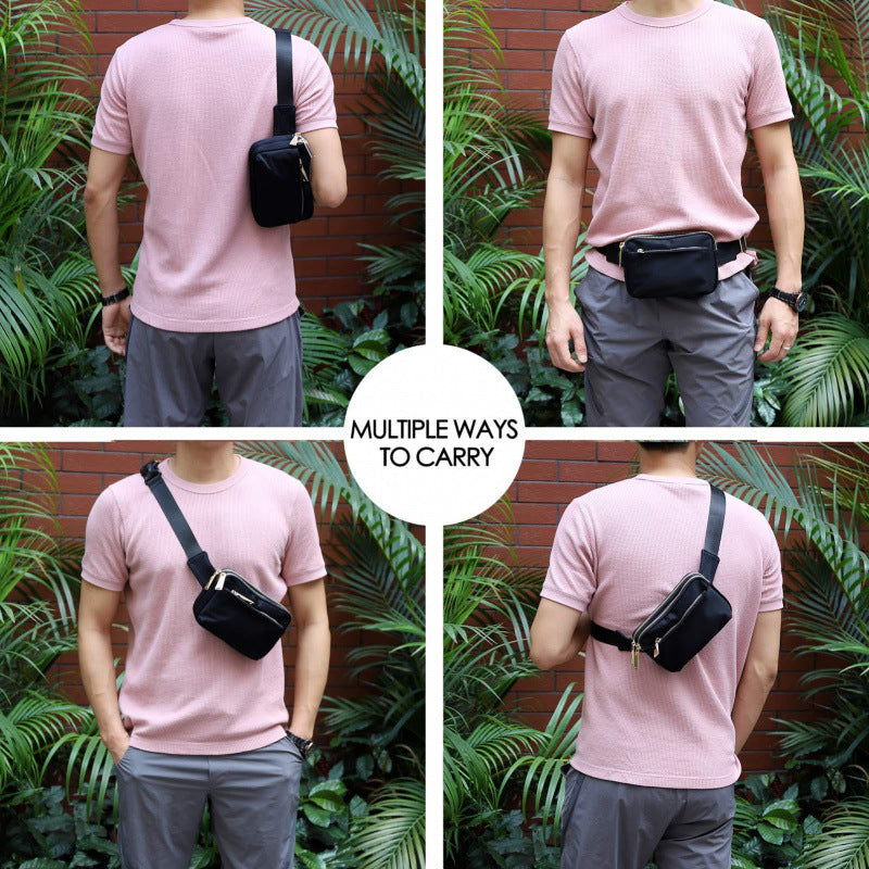 Hip bag with multifunctional compartment system Kalsten