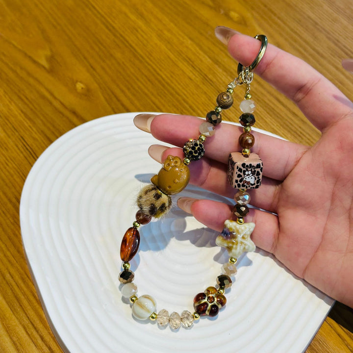 Decorative Beaded Charm Keychain Kalsten 1790135274