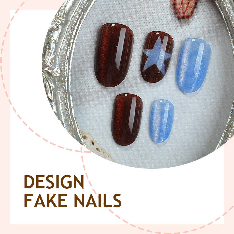 creative nail art set with star-shaped accents Kalsten