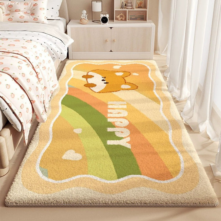 Playful Cartoon-Themed Area Rug