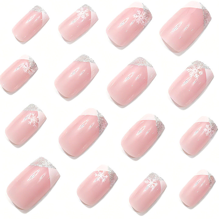 Creative Floral Snowflake Nail Art Kalsten