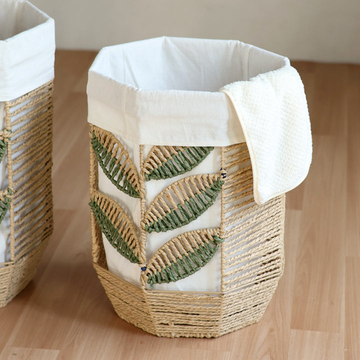 Storage basket with plant design Kalsten