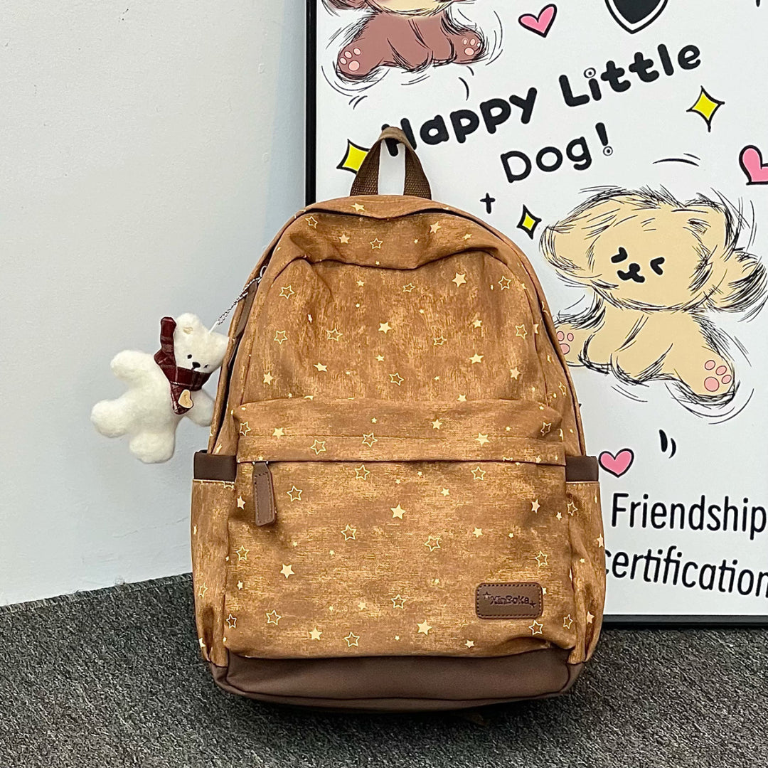 Casual Star Pattern Backpack
