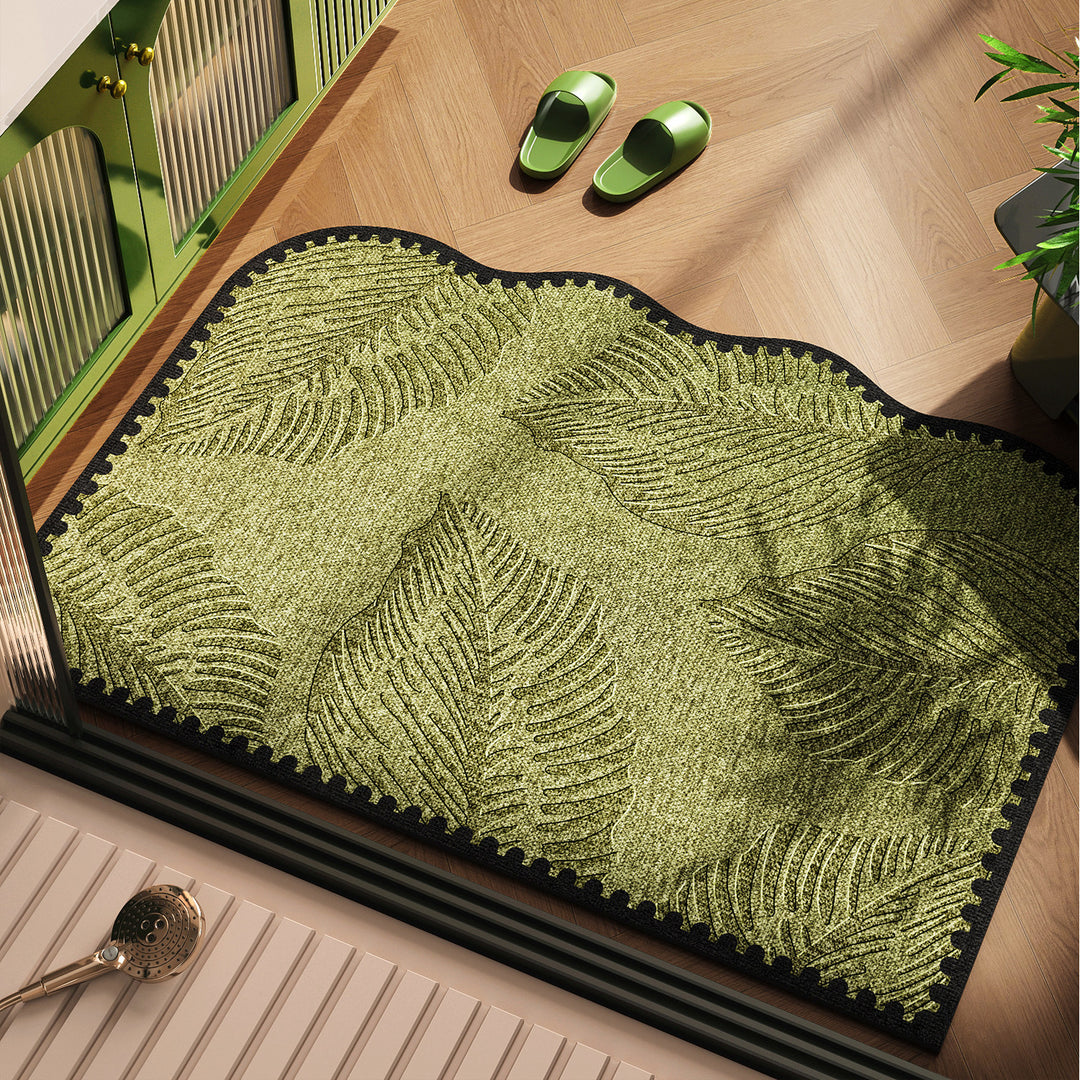 Lace-Trimmed Bath Mat Kalsten