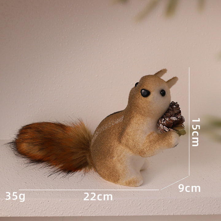 Cute decoration figure with squirrel motif Kalsten
