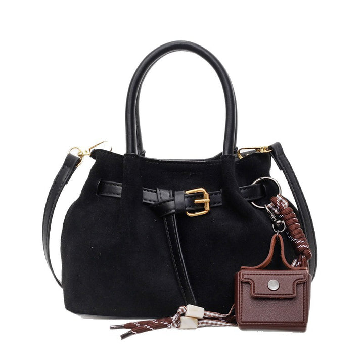 Elegant Suede Handheld Bag Kalsten