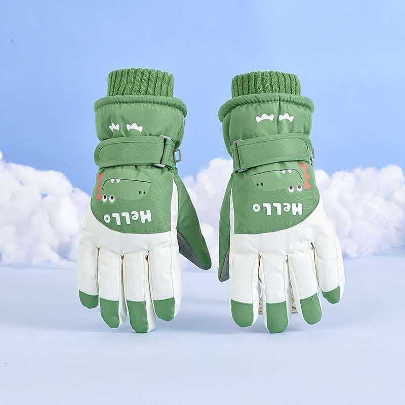 Children's Fun Dinosaur-Themed Snow Gloves Kalsten