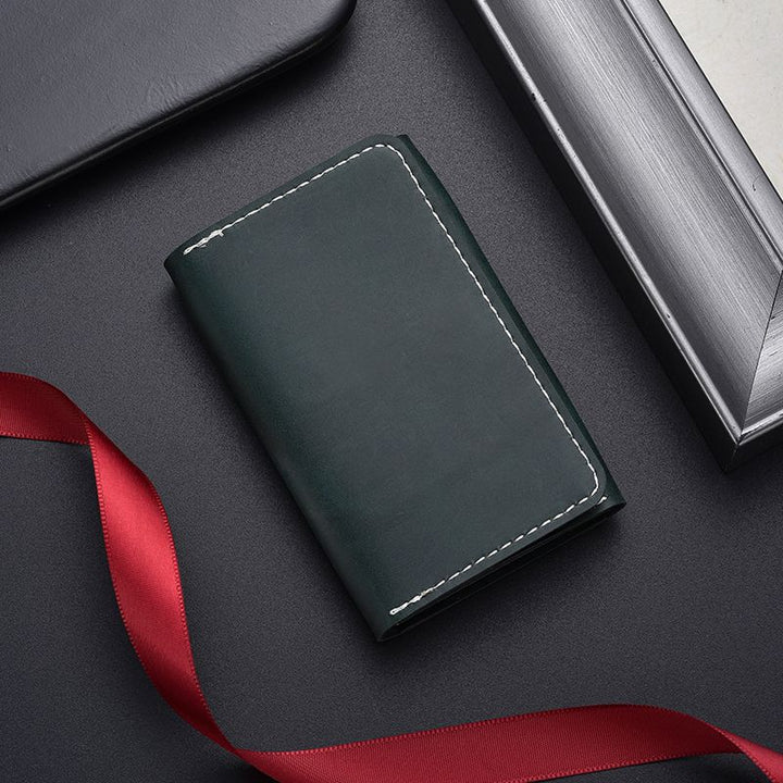 Premium Leather Minimalist Passport Holder Kalsten