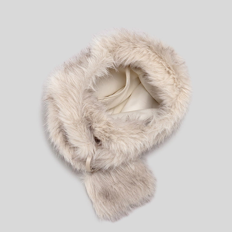 Plush Faux Fur Shoulder Bag