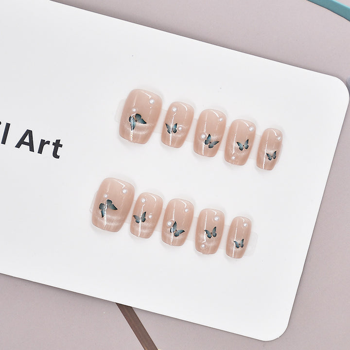 Glamorous Heart-Themed Press-On Nail Set Kalsten