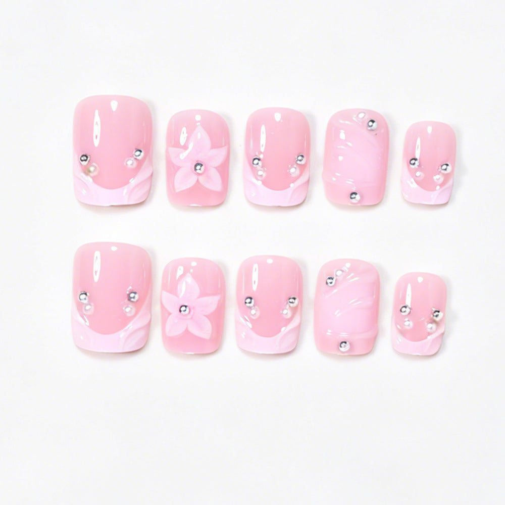 Decorative Floral Acrylic Nail Art Set Kalsten