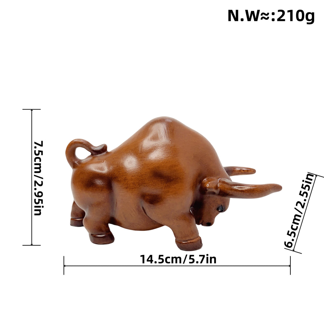 Decorative bull figure made of high-quality resin Kalsten