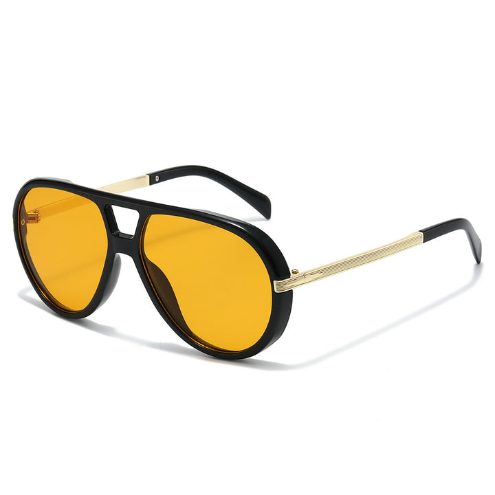 Oversized Aviator-Style Sunglasses Kalsten