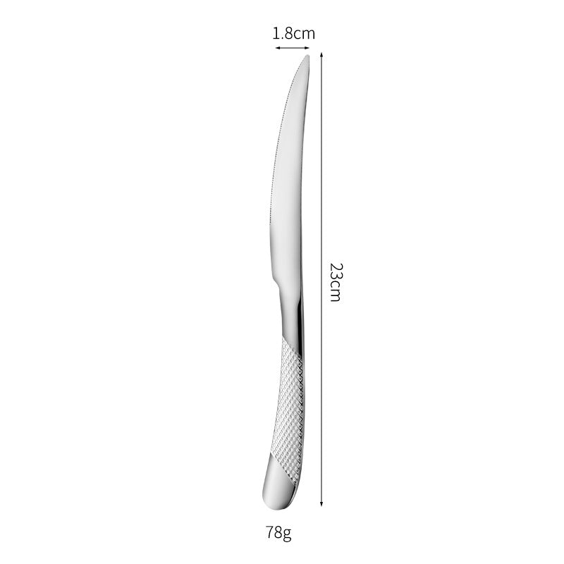 Fine and elegant table knife with non-slip handle Kalsten