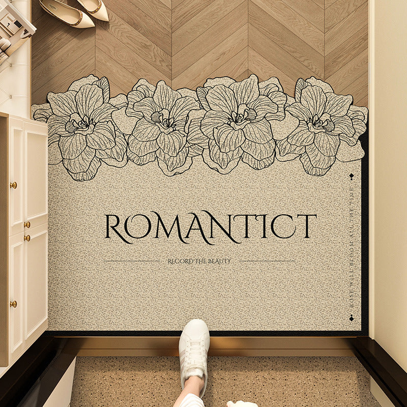 Floral Design Indoor Mat