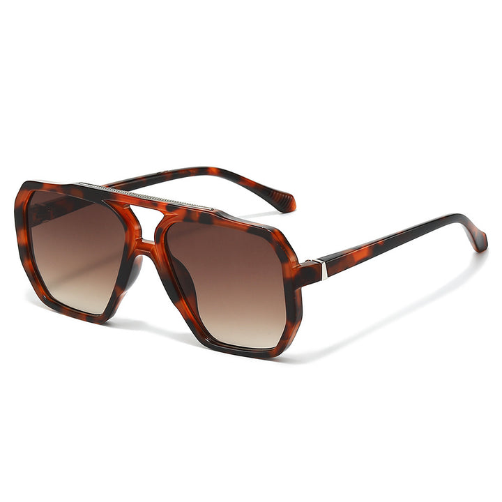 Oversized Hexagonal Frame Sunglasses Kalsten