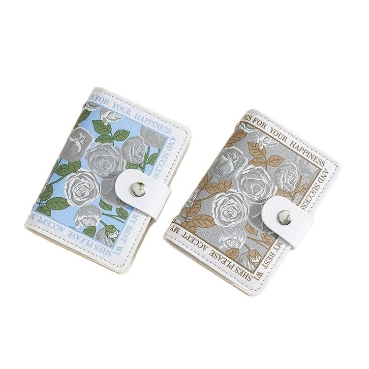 Elegant Rose Print Wallet Kalsten