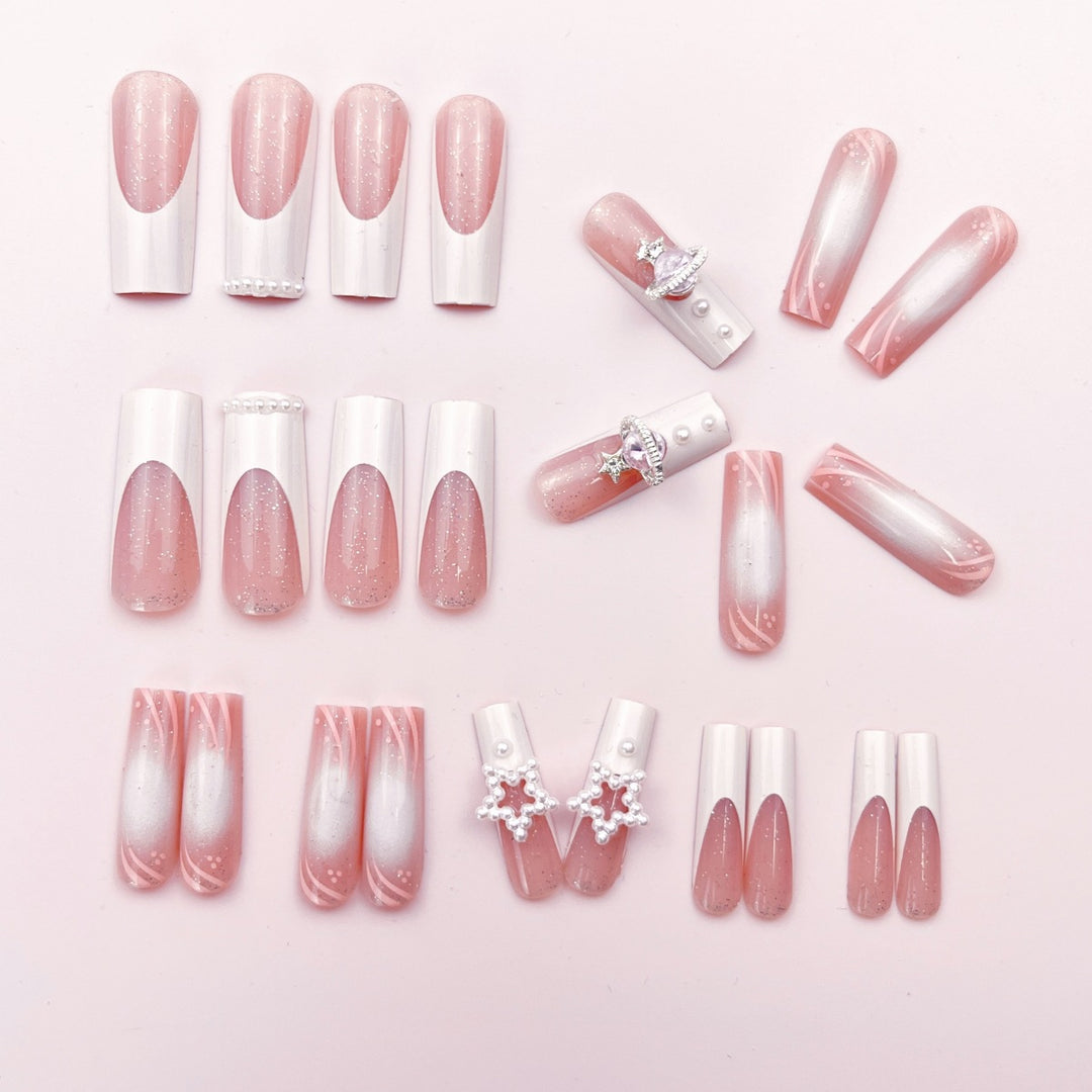 Glamorous Decorative Press-On Nail Art Kalsten