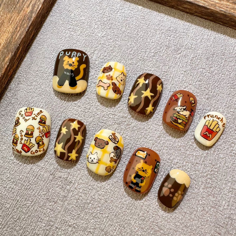Playful Artistic Nail Art Design Set Kalsten