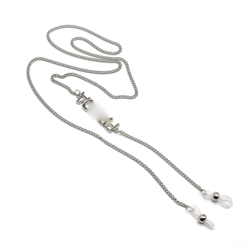 Adjustable Silver Eyewear Chain Kalsten