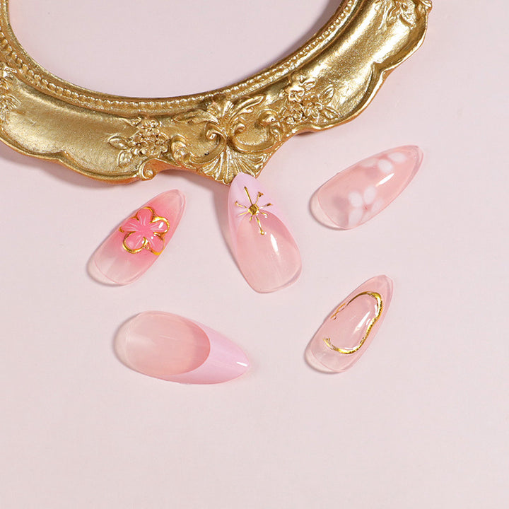 Premium Press-On Nail Set with Decorative Accents Kalsten
