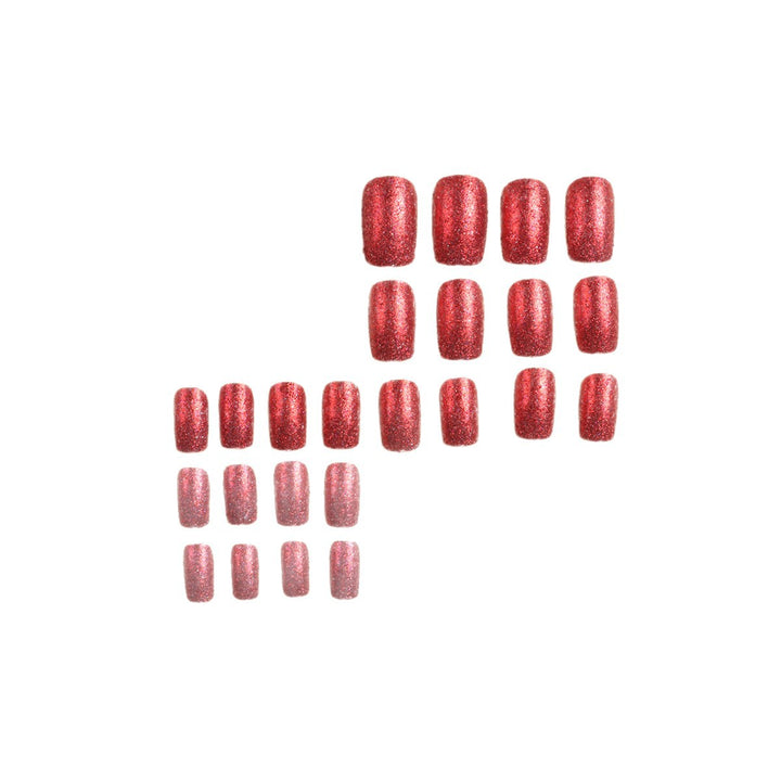 Glittering Acrylic Press-On Nail Tips Kalsten
